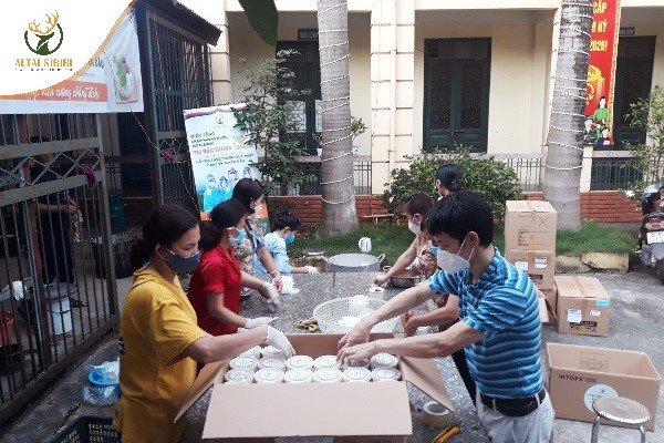 đóng gói cháo nhung hươu altai sibiri