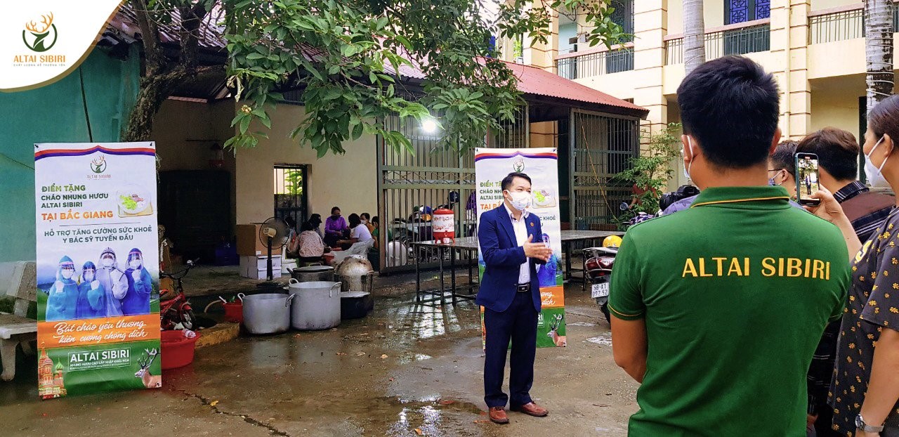 nấu cháo nhung hươu sibiri